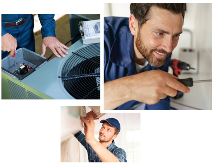 technician using screwdriver on electrical panel